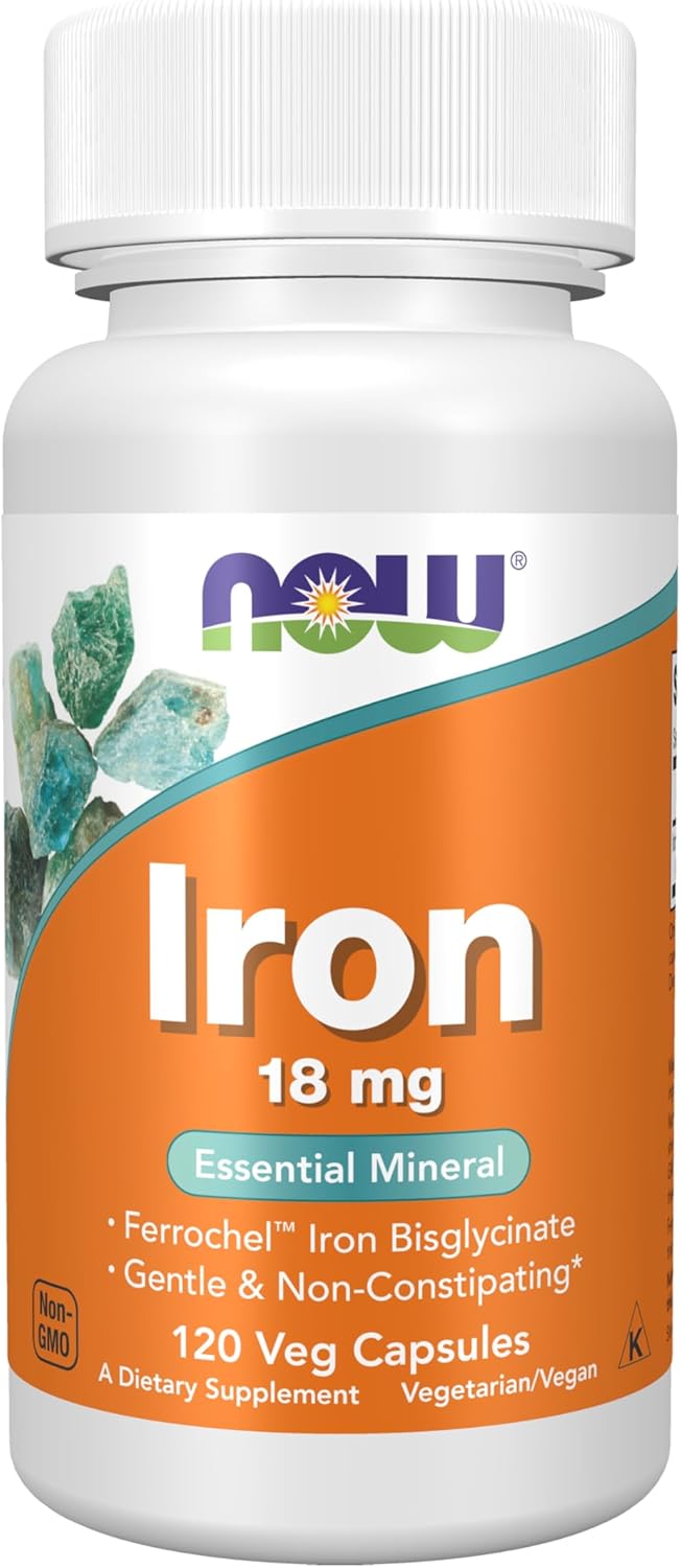 Hierro 18mg - NOW Foods