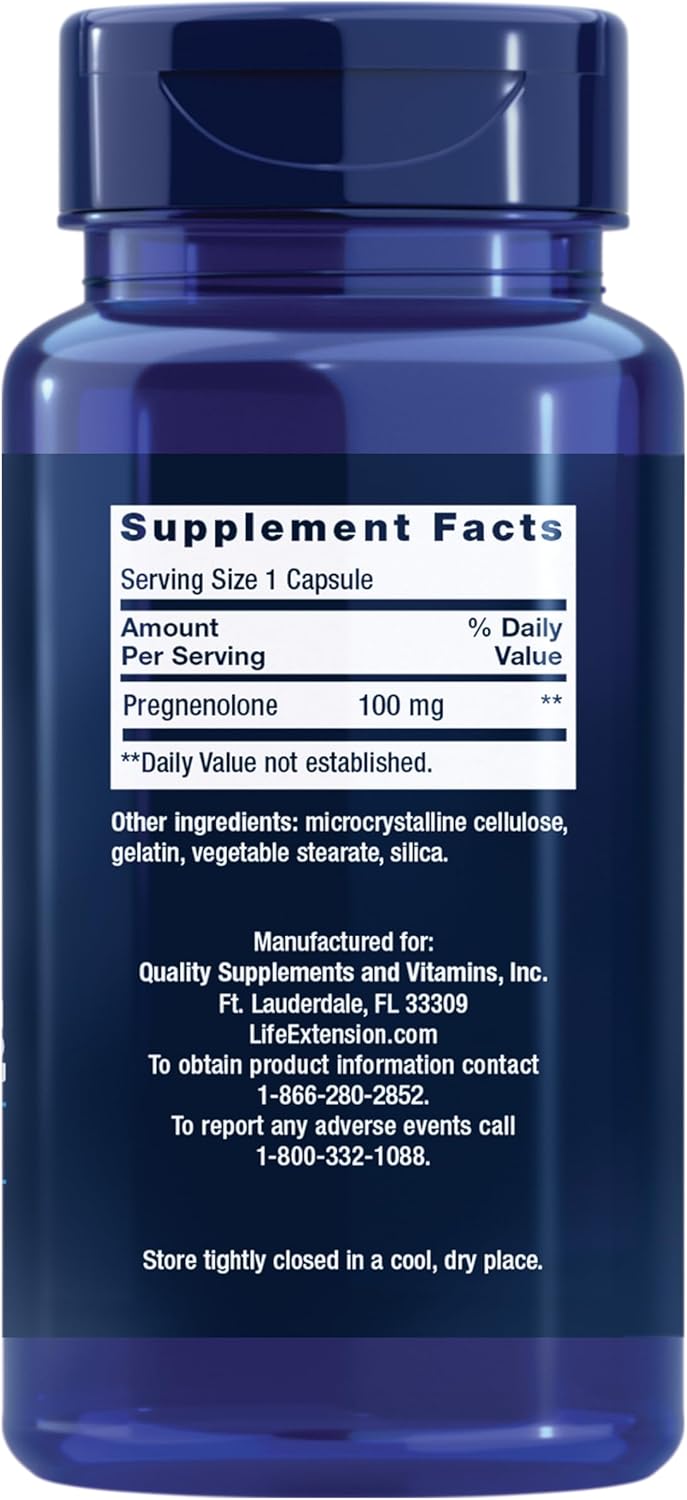 Pregnenolona 100mg – Life Extension