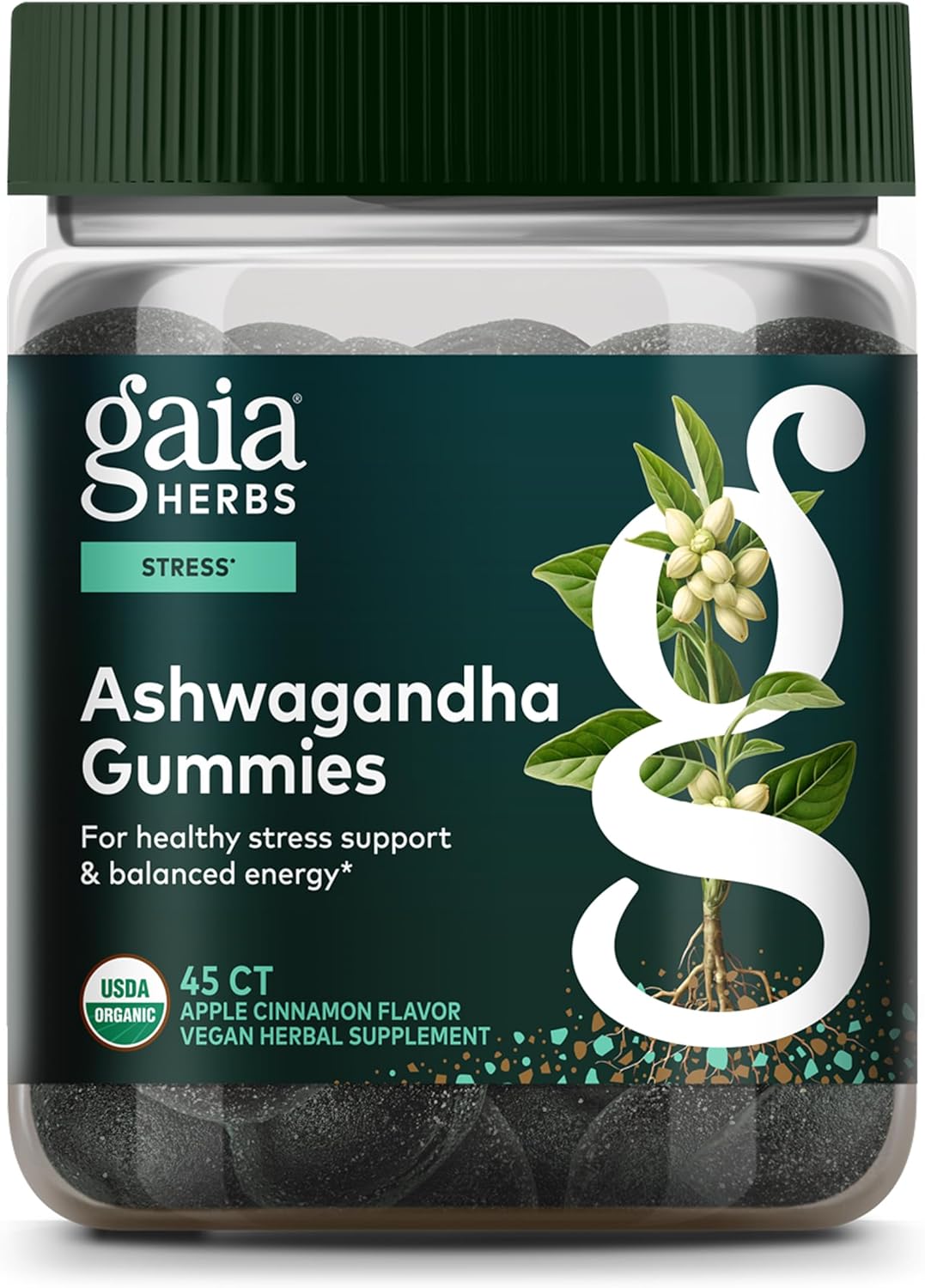 Ashwagandha en Gomitas (45u) – Gaia Herbs