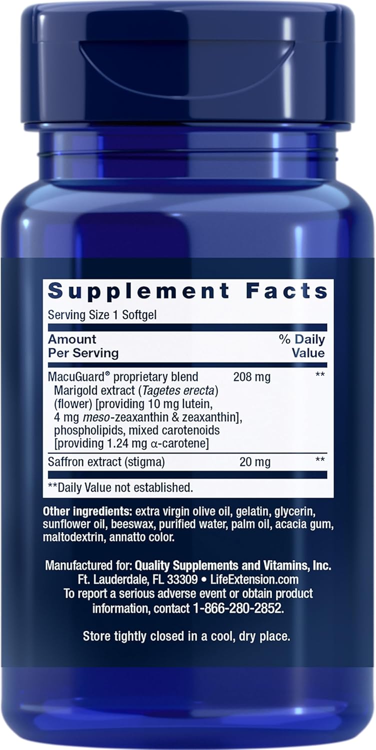 MacuGuard Ocular Support - Life Extension