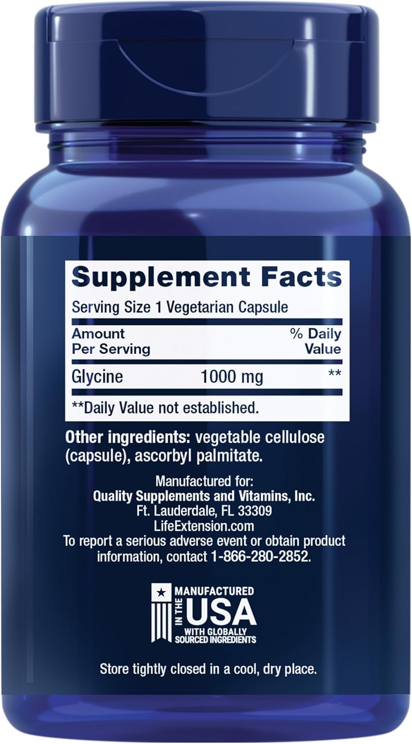 Glicina 1000mg – Life Extension