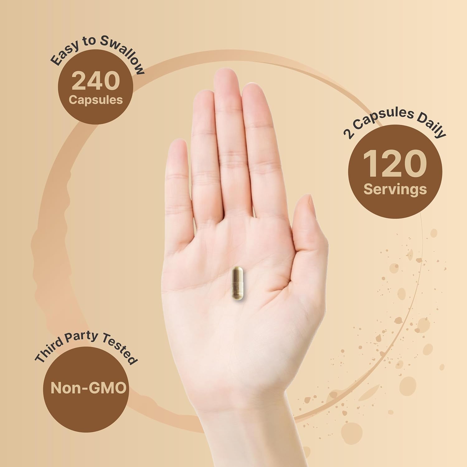 Ashwagandha 12.500 mg Equivalente con Pimienta Negra – 240 Cápsulas – NatureBell