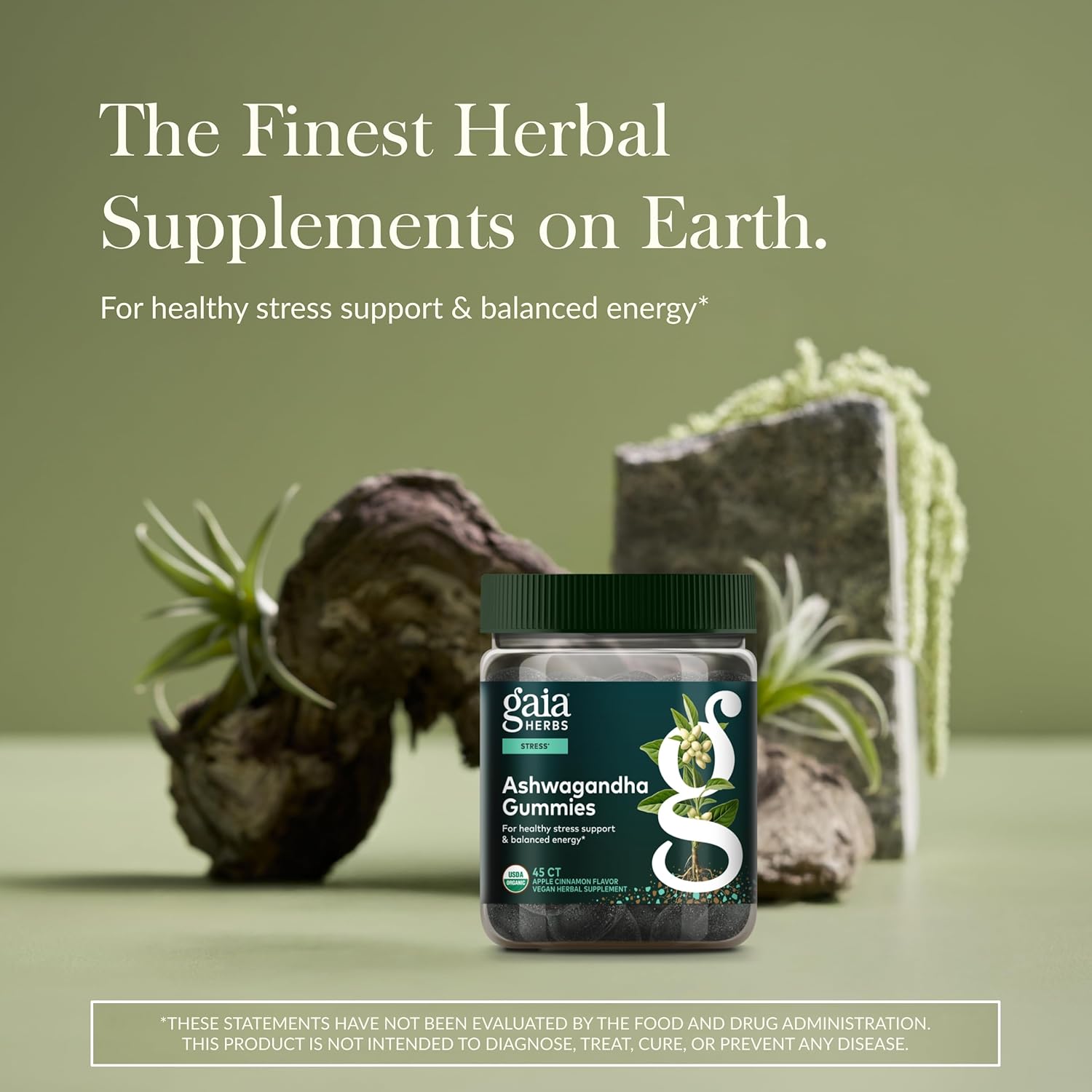 Ashwagandha en Gomitas (45u) – Gaia Herbs