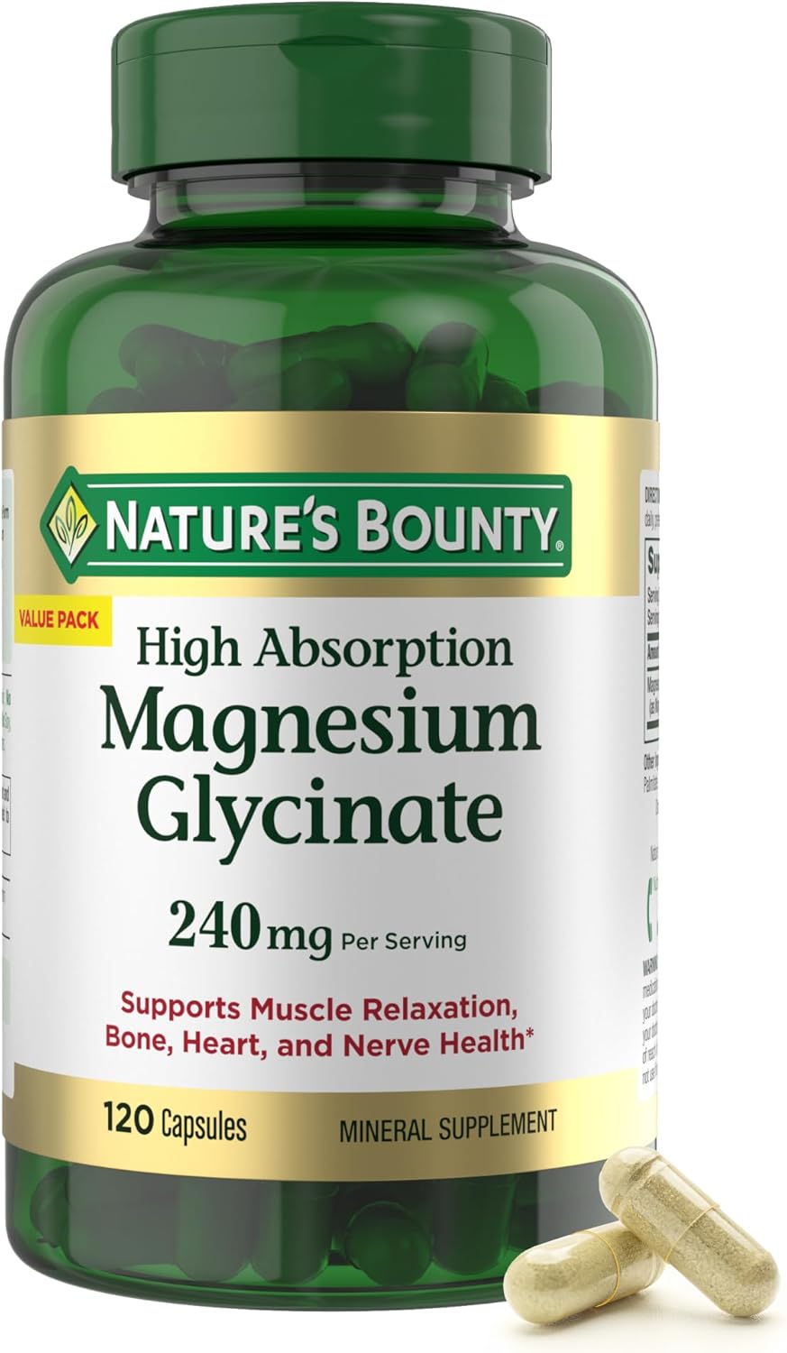 Magnesio Glicinato - Nature's Bounty