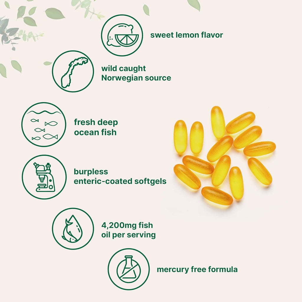 Omega 3 Aceite de Pescado 120 softgels - Microingredients