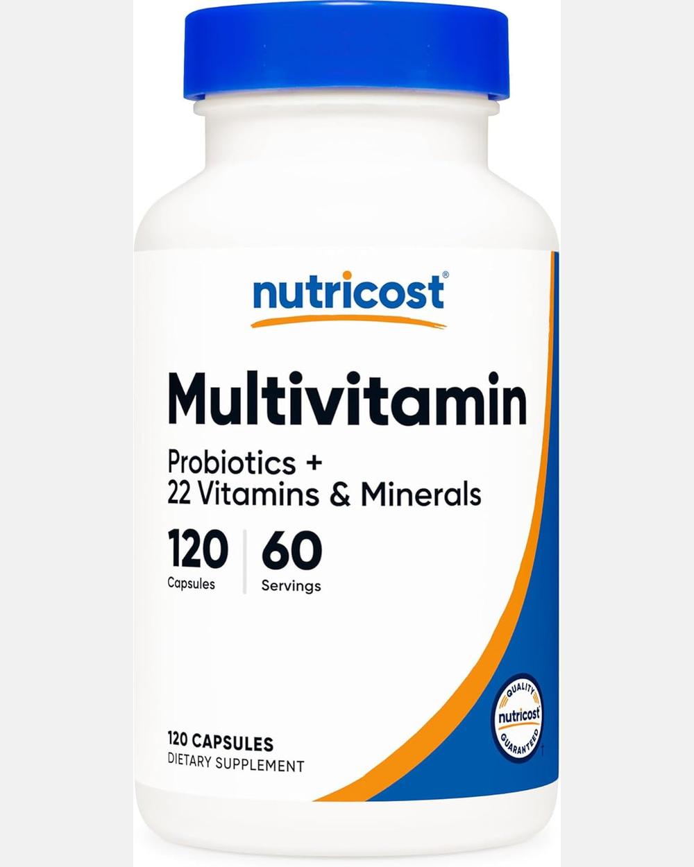 Multivitamin with Probiotics | 120 Cápsulas Vegetarianas - Nutricost