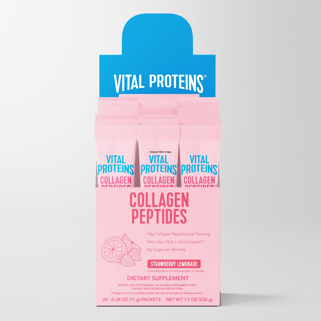 Péptidos de Colágeno Limonada de Fresa - Vital Proteins