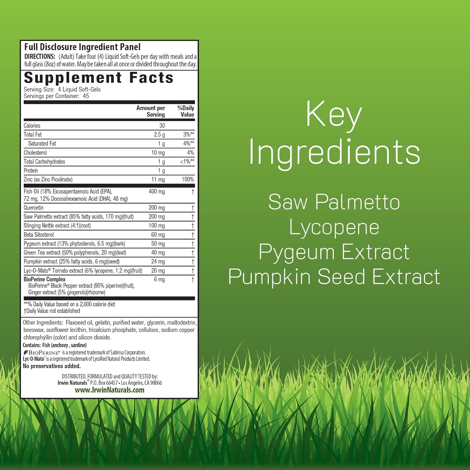 Prosta-Strong - Irwin Naturals