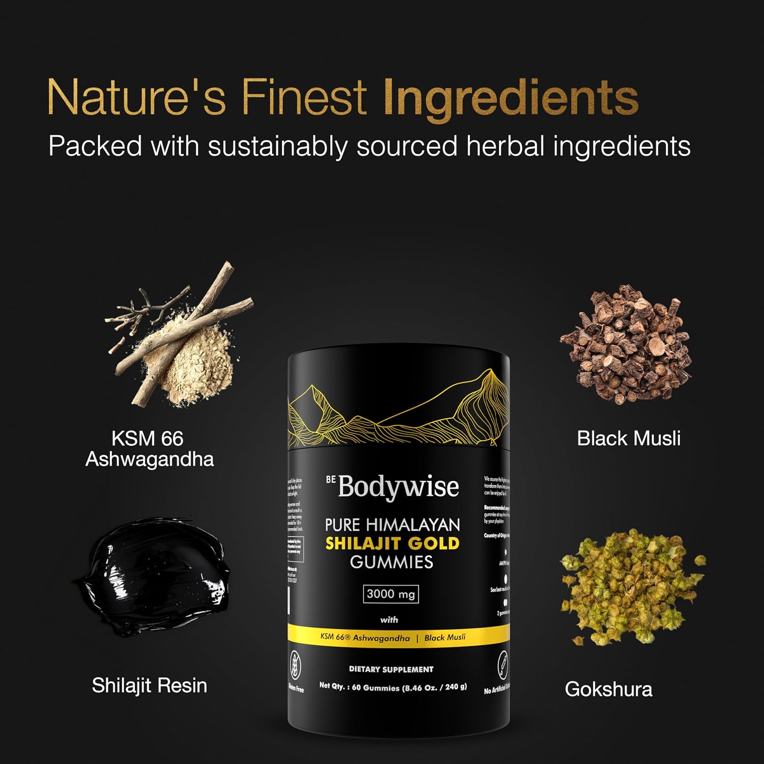 Pure Himalayan Shilajit Gummies - Be Bodywise