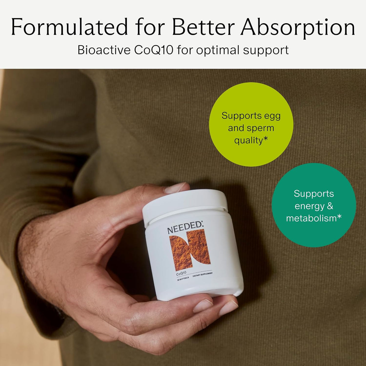 CoQ10 30 softgels - Needed