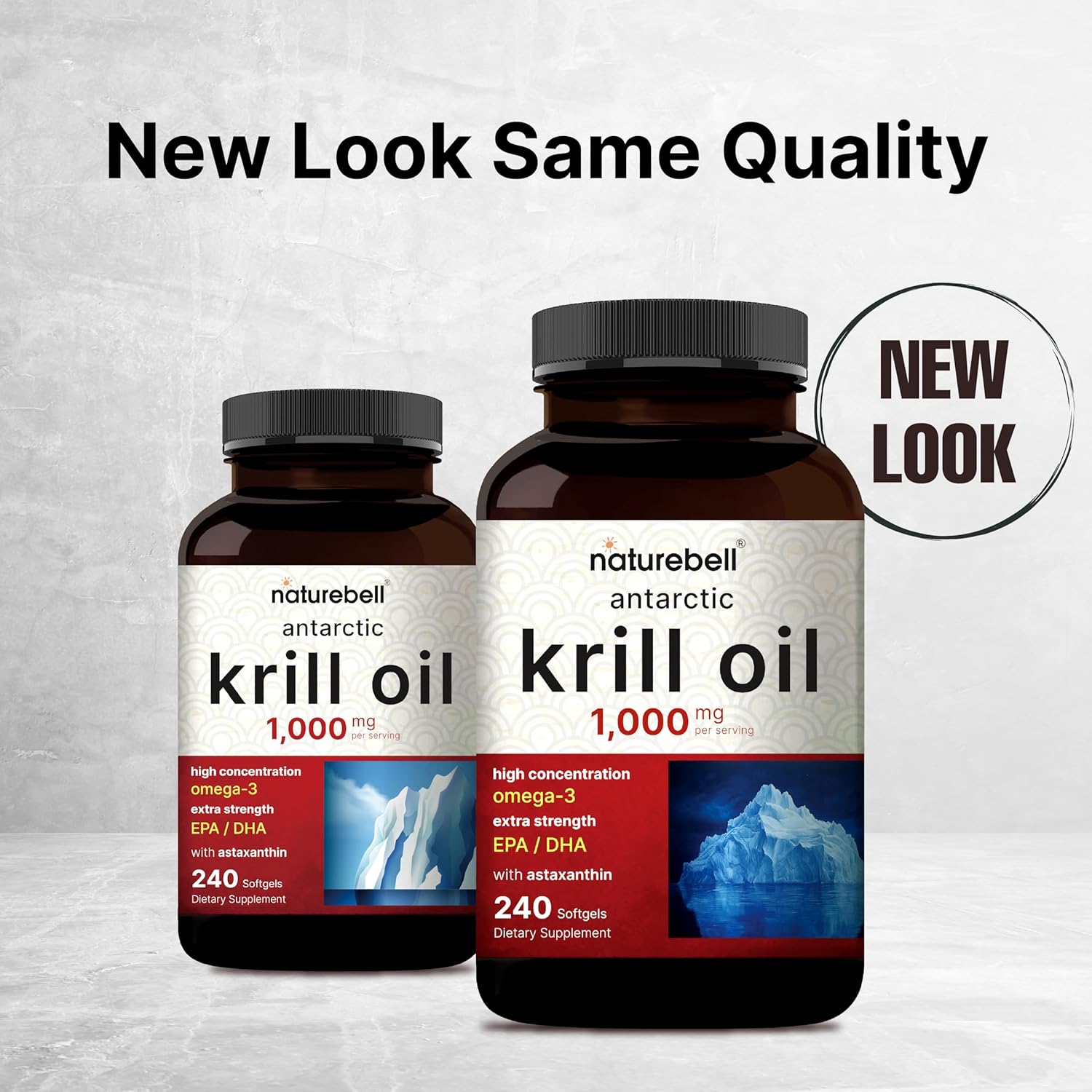 Aceite de Krill Antártico 1000 mg por porción - Naturebell