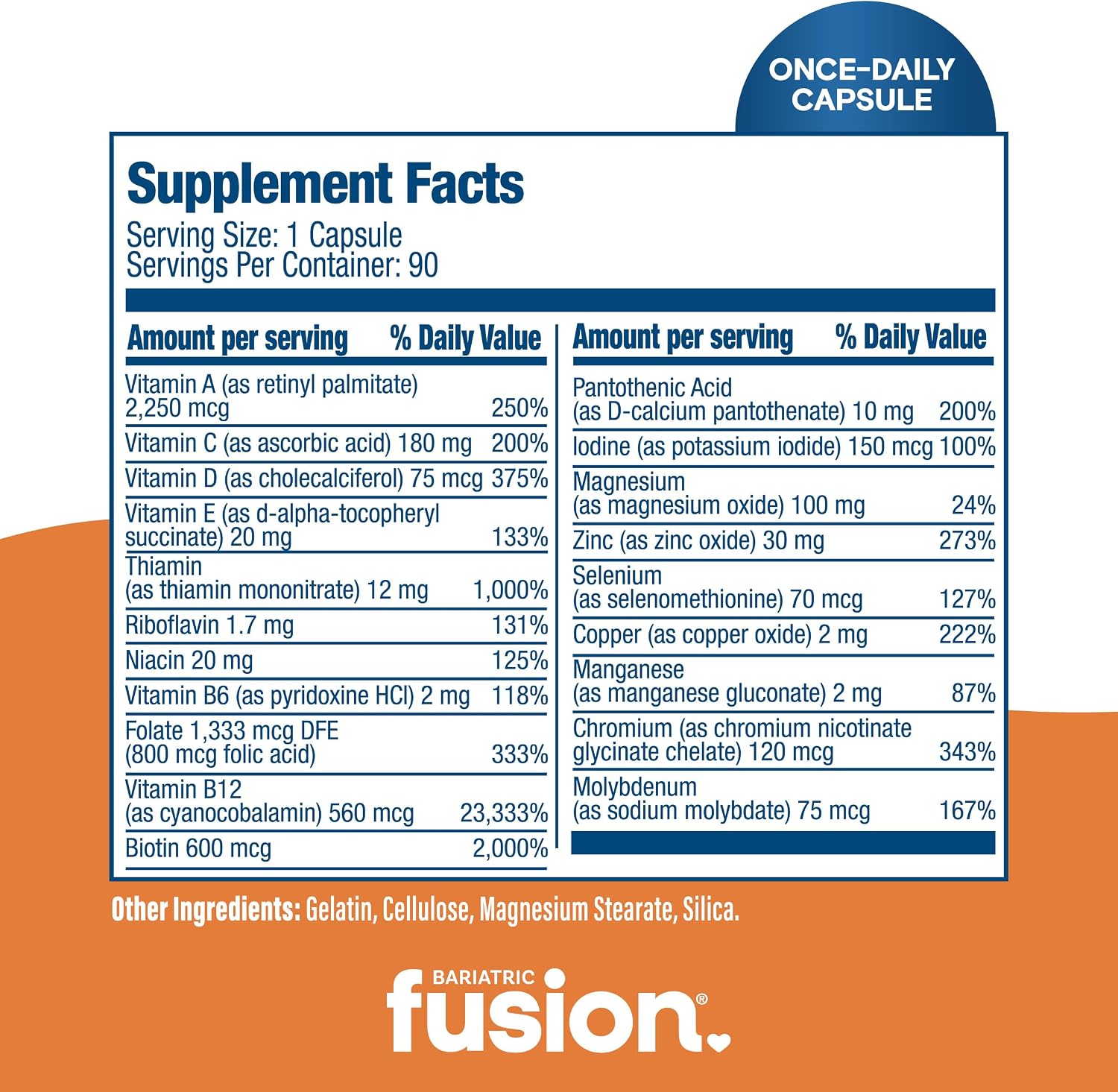 Bariatric Multivitamin Iron Free - Bariatric Fusion