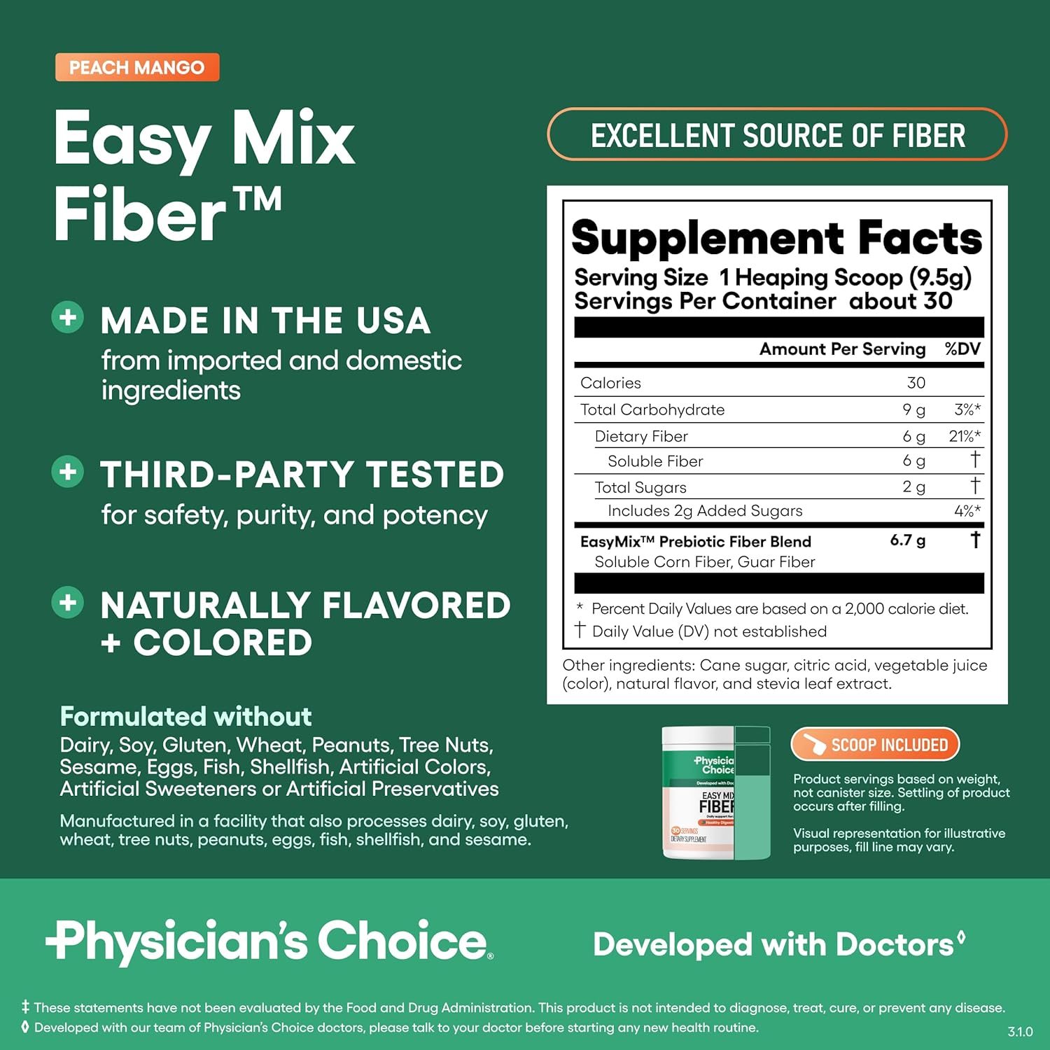 Fiber Gummies (GLP-1 Support) - Physician's Choice