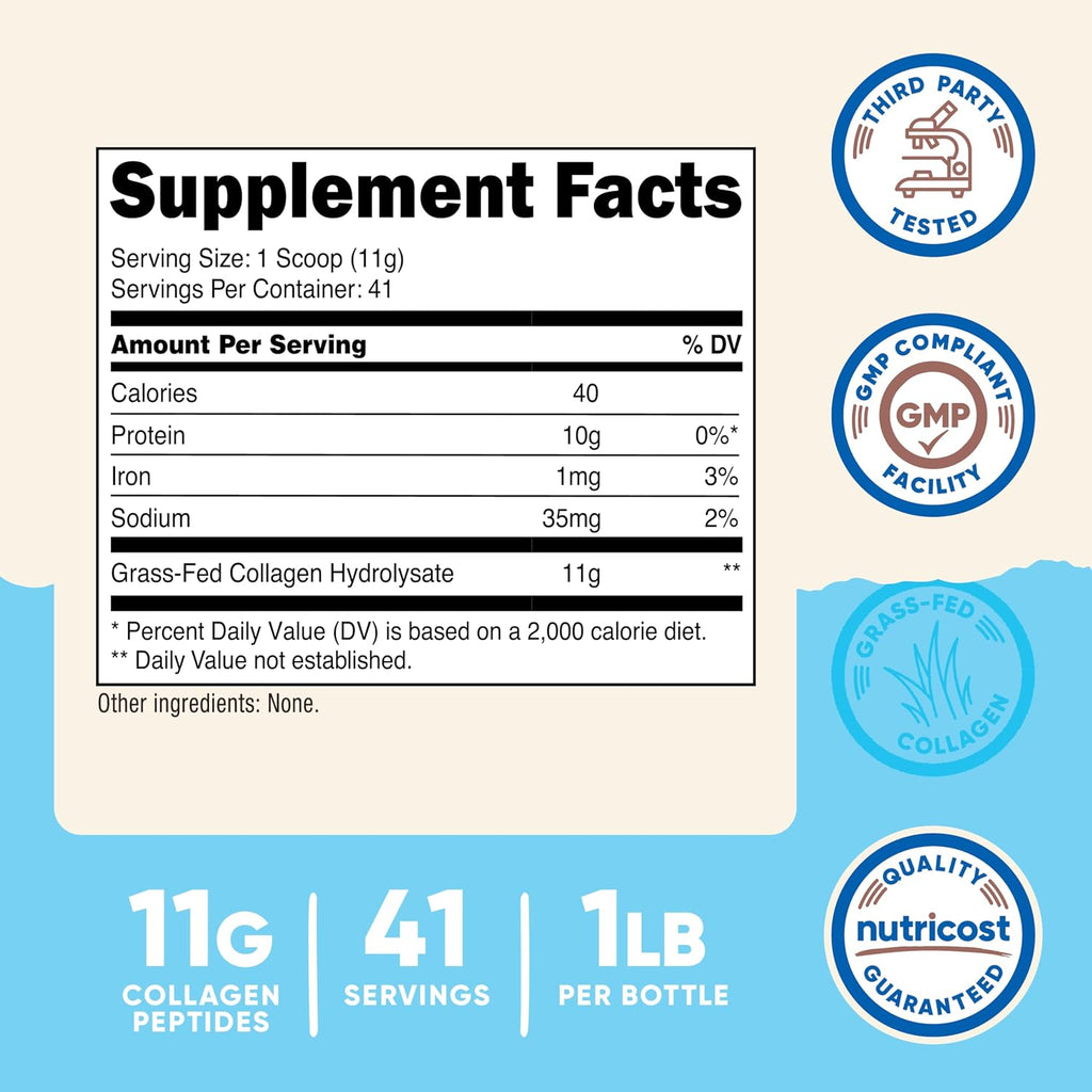Collagen Peptides - Nutricost