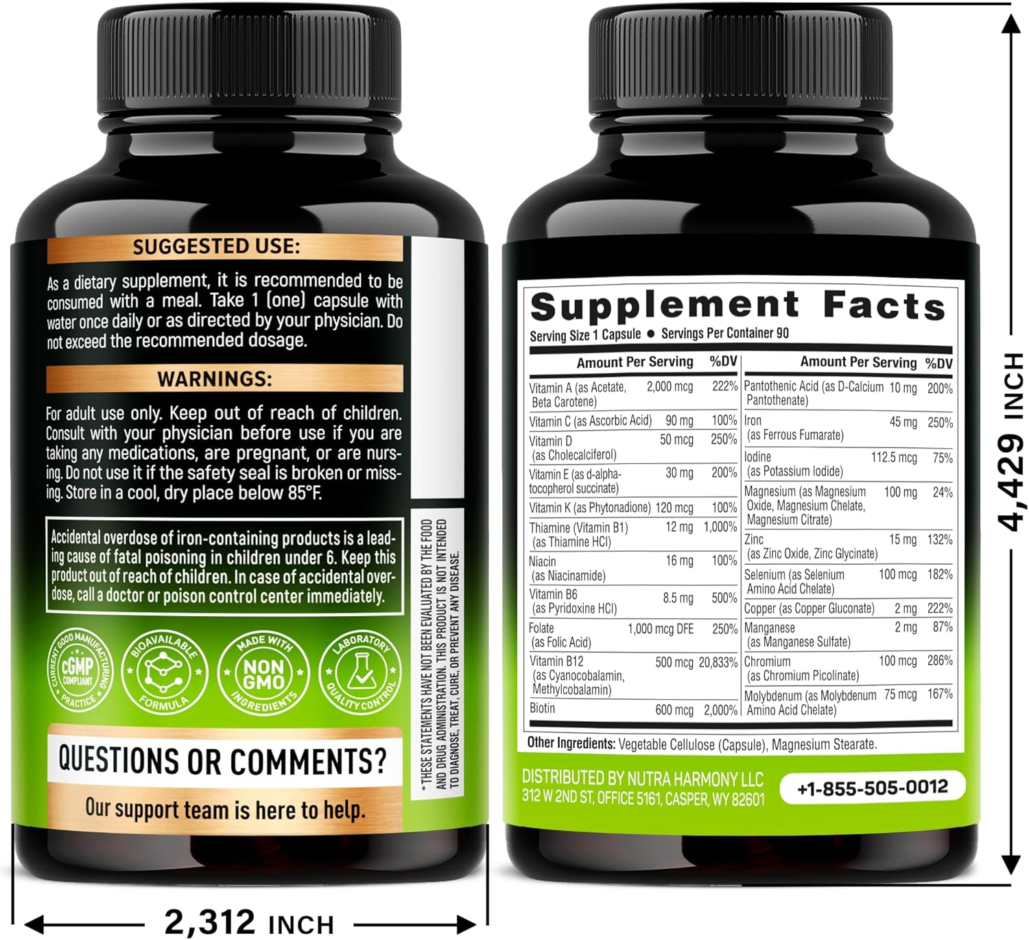 Bariatric Multivitamin - Nutra Harmony