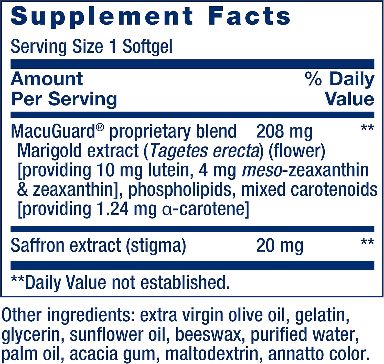 MacuGuard Ocular Support - Life Extension