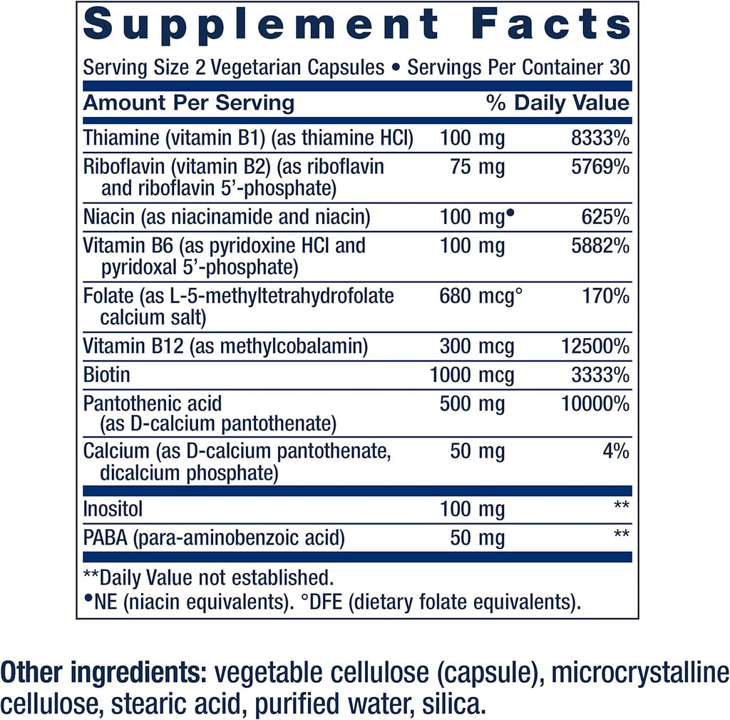 Complejo B-Completo Activo – Life Extension