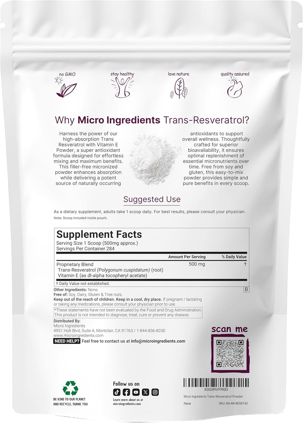 Trans-resveratrol - Microingredients