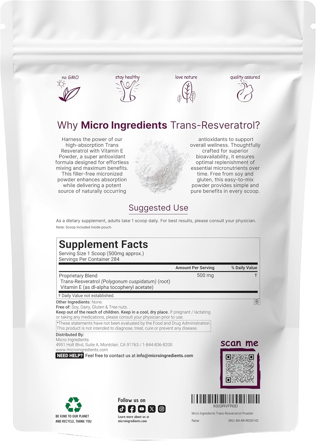Trans-resveratrol - Microingredients