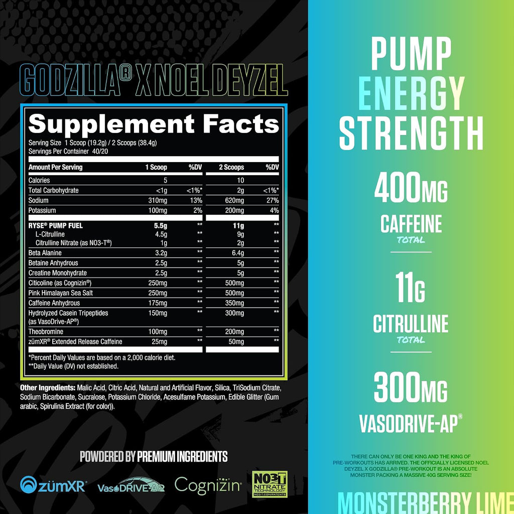 Godzilla Pre Workout - RYSE