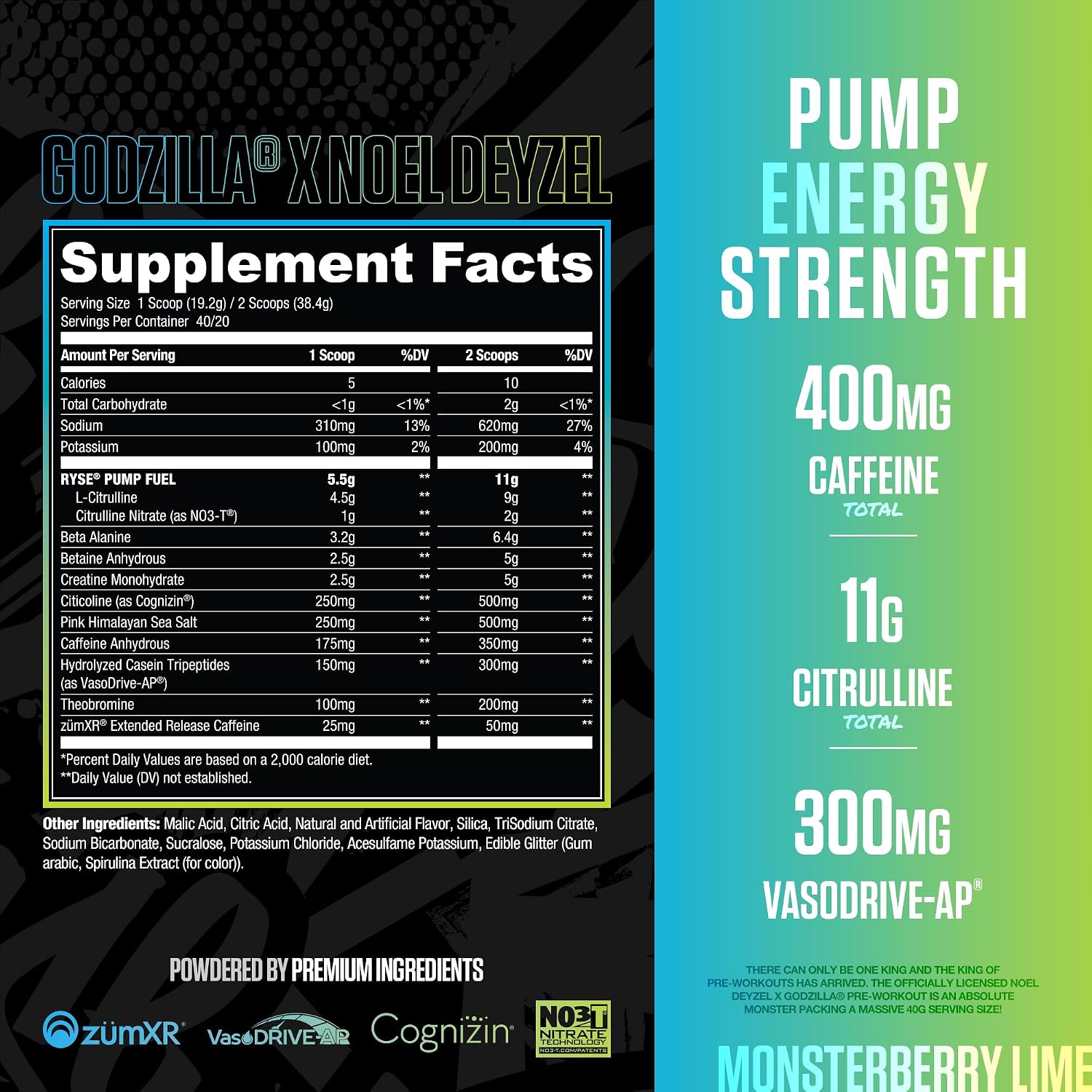 Godzilla Pre Workout - RYSE