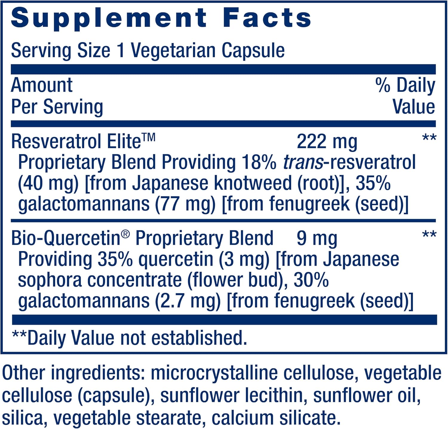 Resveratrol Optimizado – Life Extension