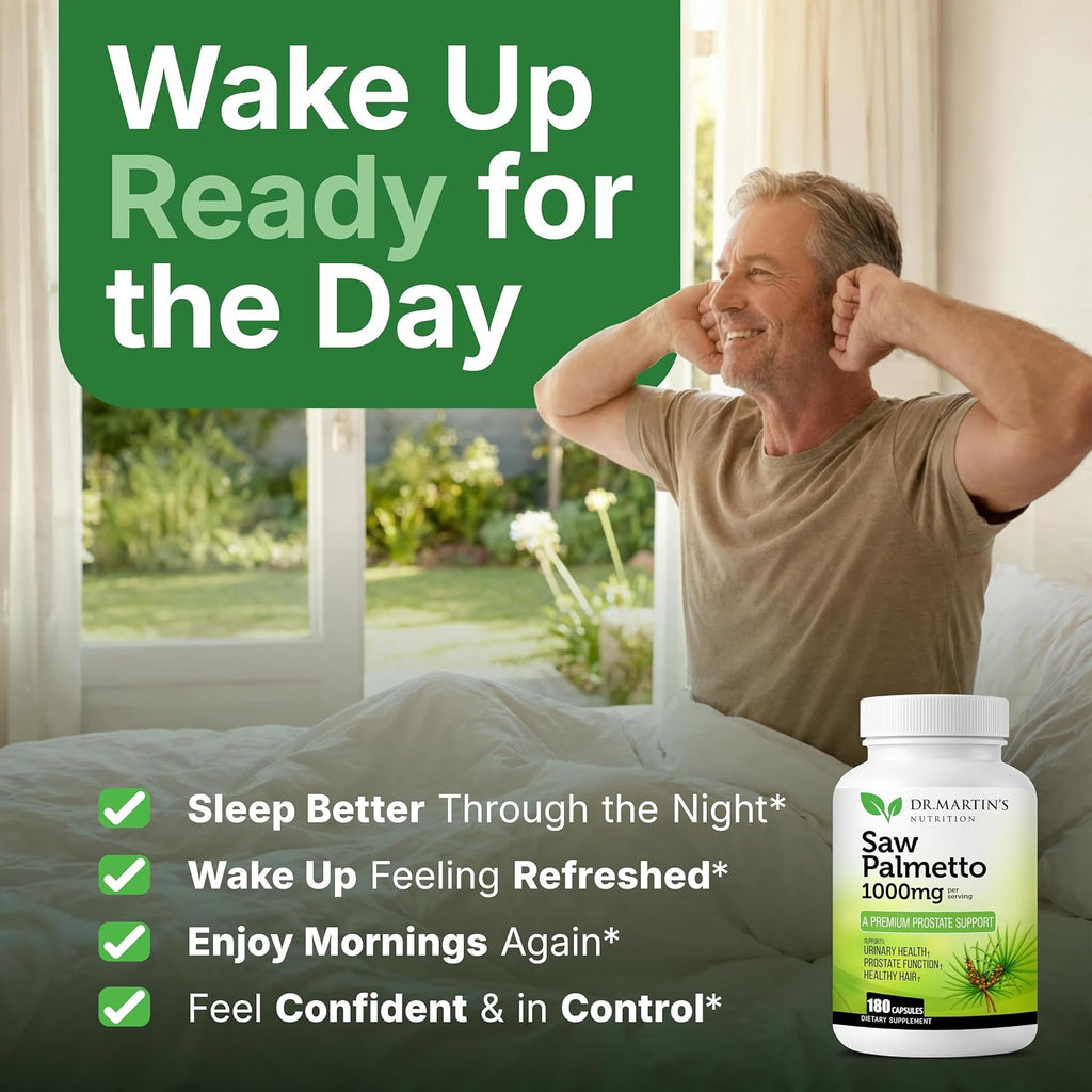 Saw Palmetto 1000 mg - Dr Martins Nutrition ⚡
