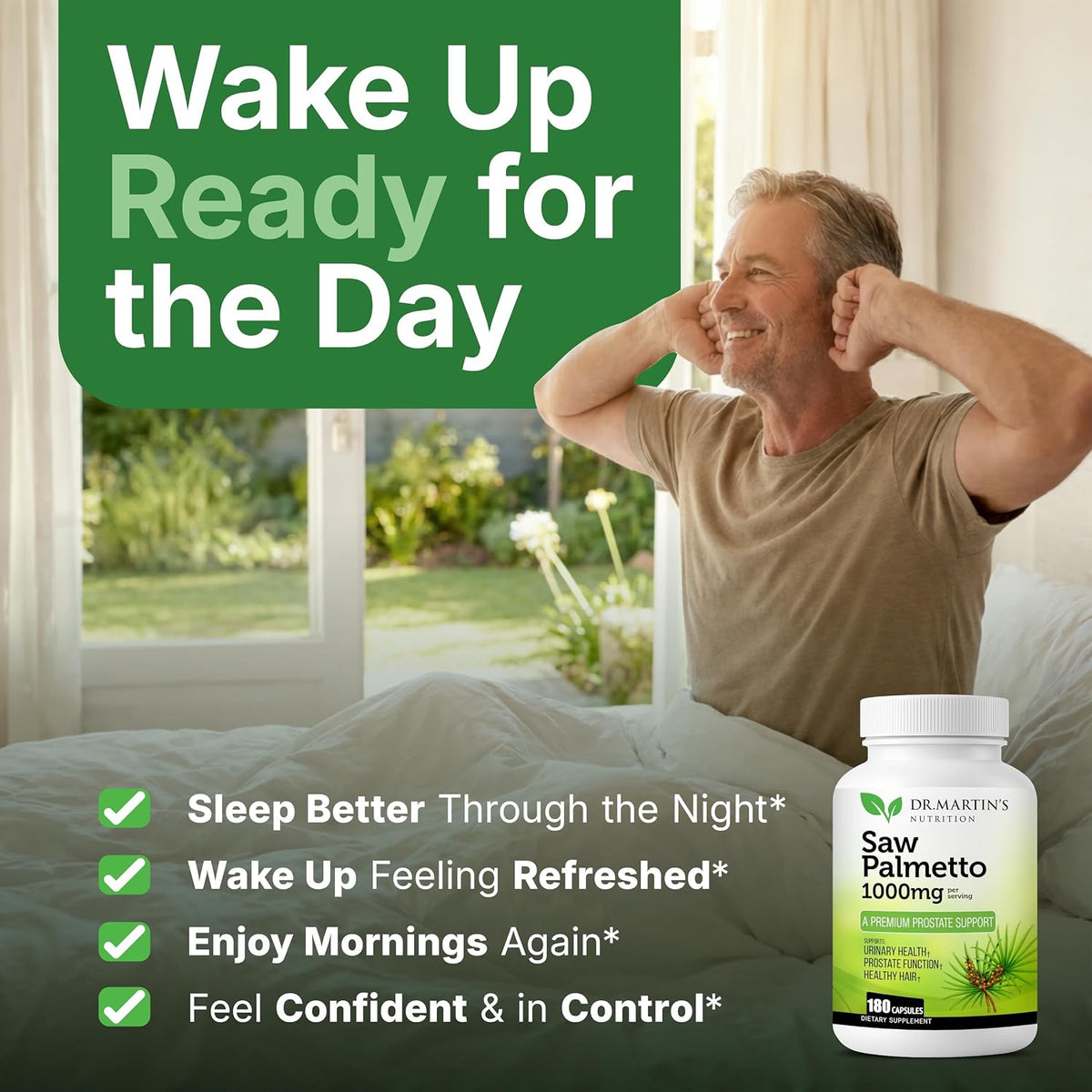 Saw Palmetto 1000 mg - Dr Martins Nutrition ⚡