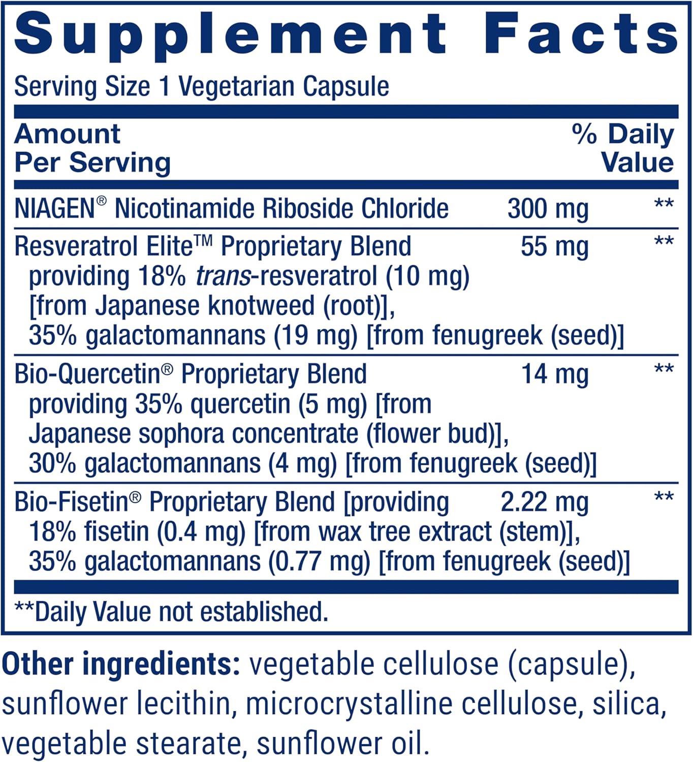 NAD+ Cell Regenerator y Resveratrol Elite - Life Extension