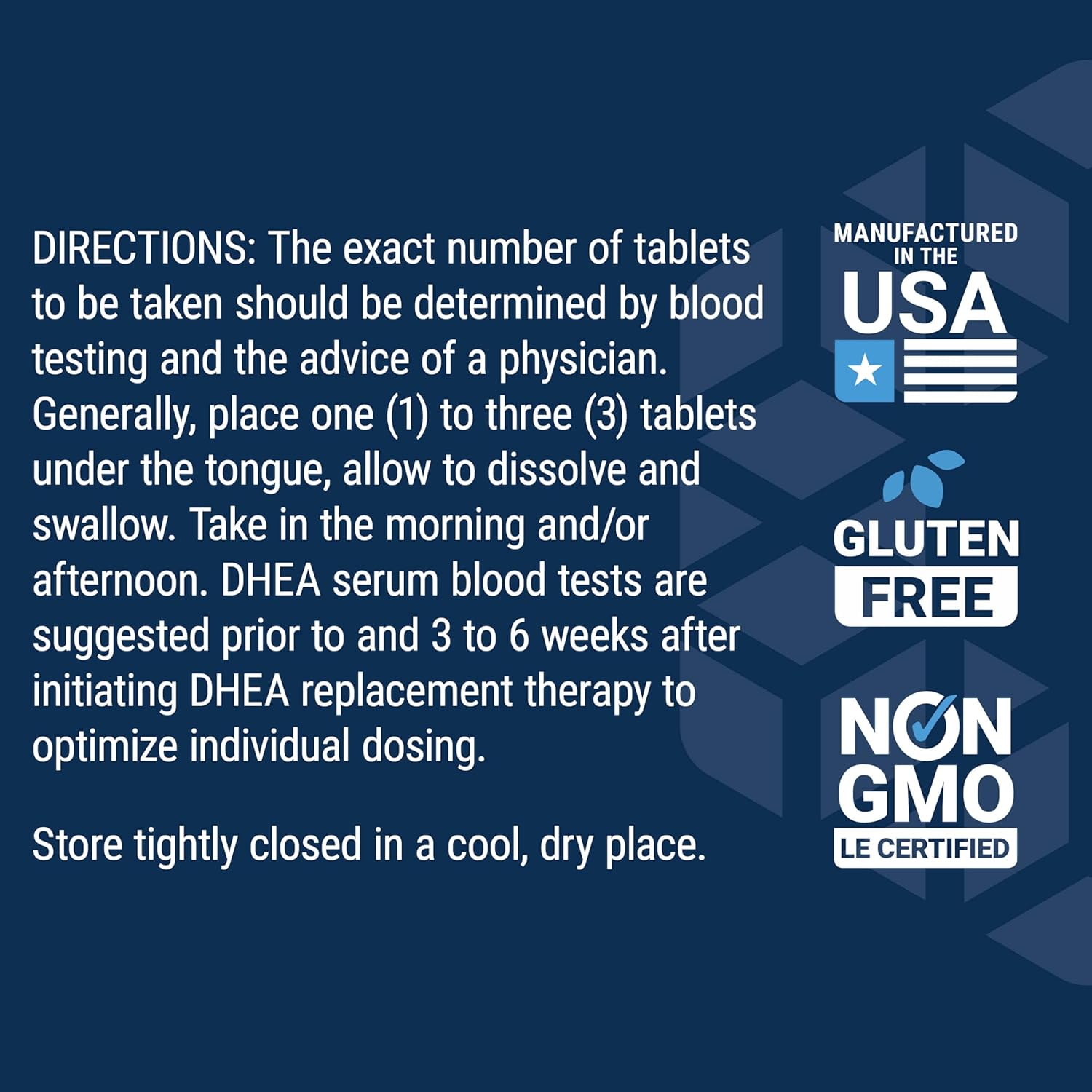 DHEA 25mg – Life Extension