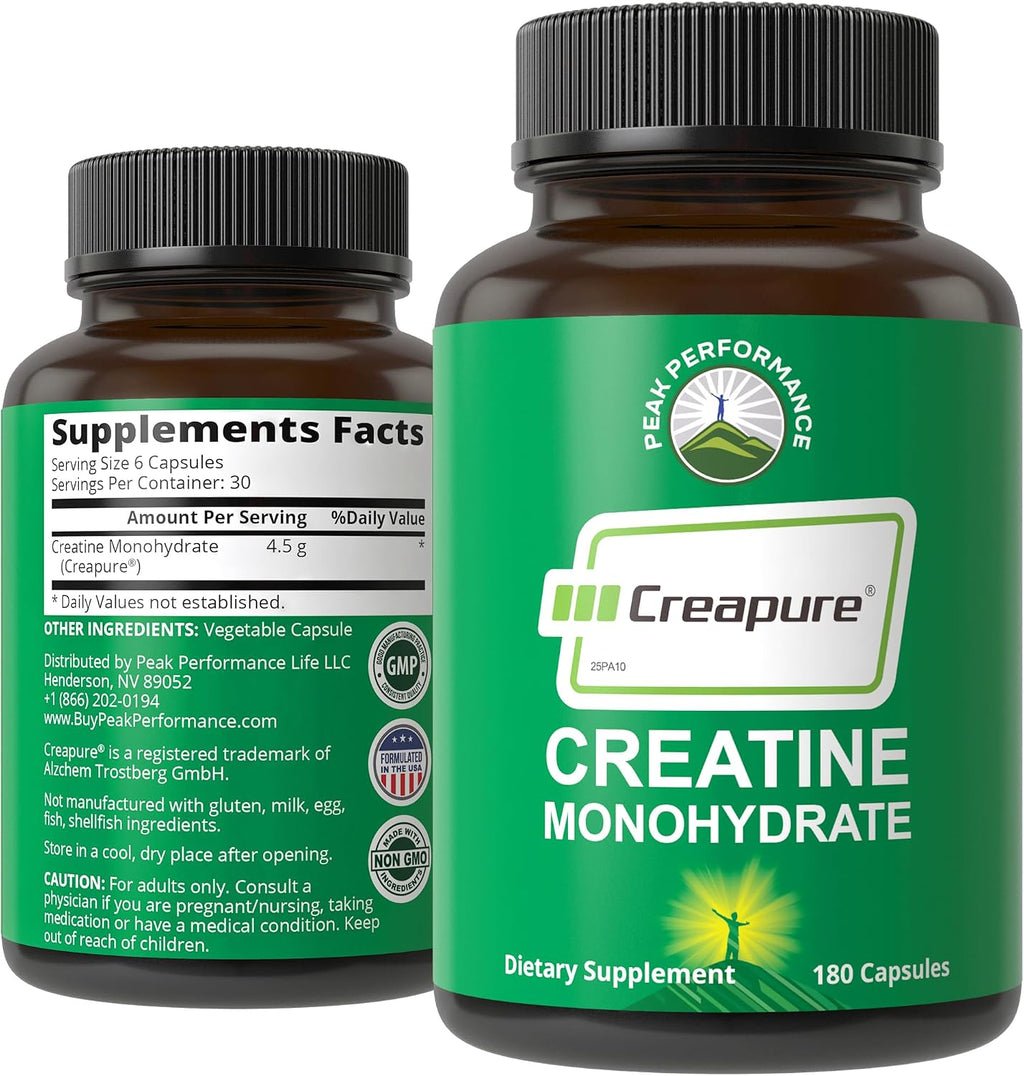 Creatina Creapure en capsulas - Peak Performance