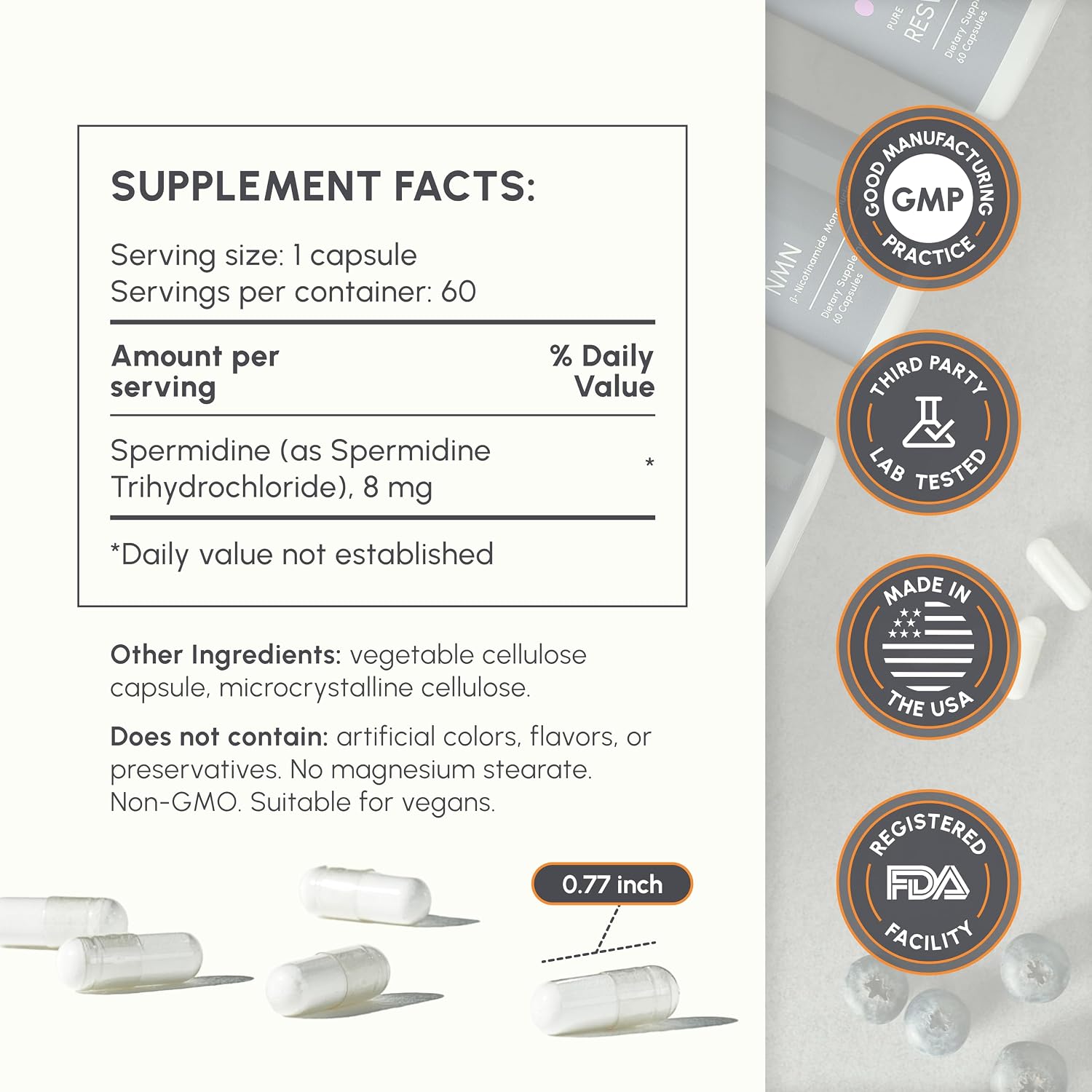 Pure Spermidine - PartiQlar