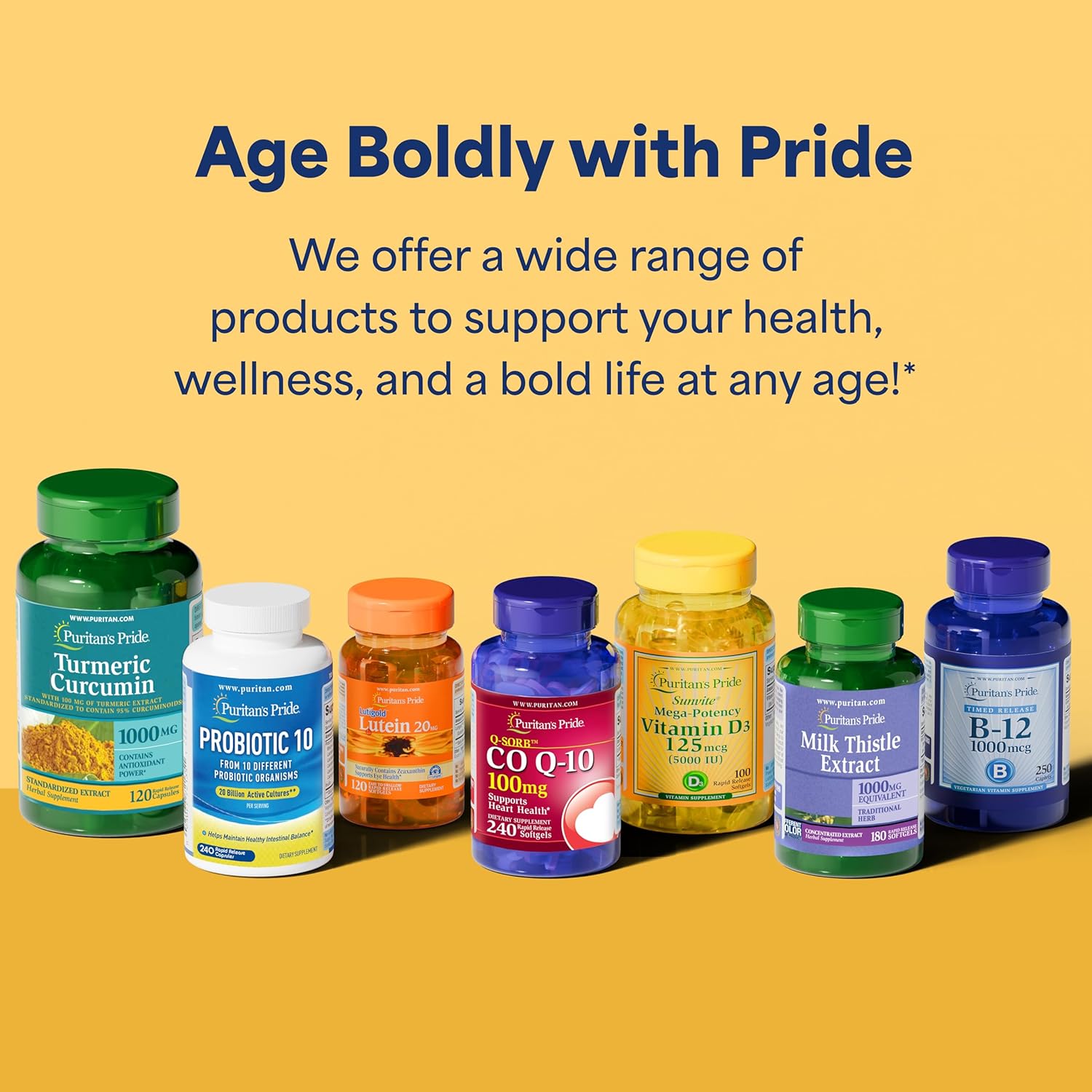Vitamina D3 Premium Sunvite™ Mega-Potency 10,000 UI - Puritan's Pride