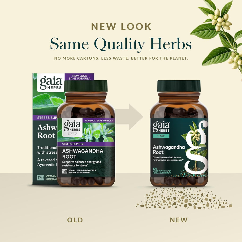 Ashwagandha para Estrés e Inmunidad – Gaia Herbs