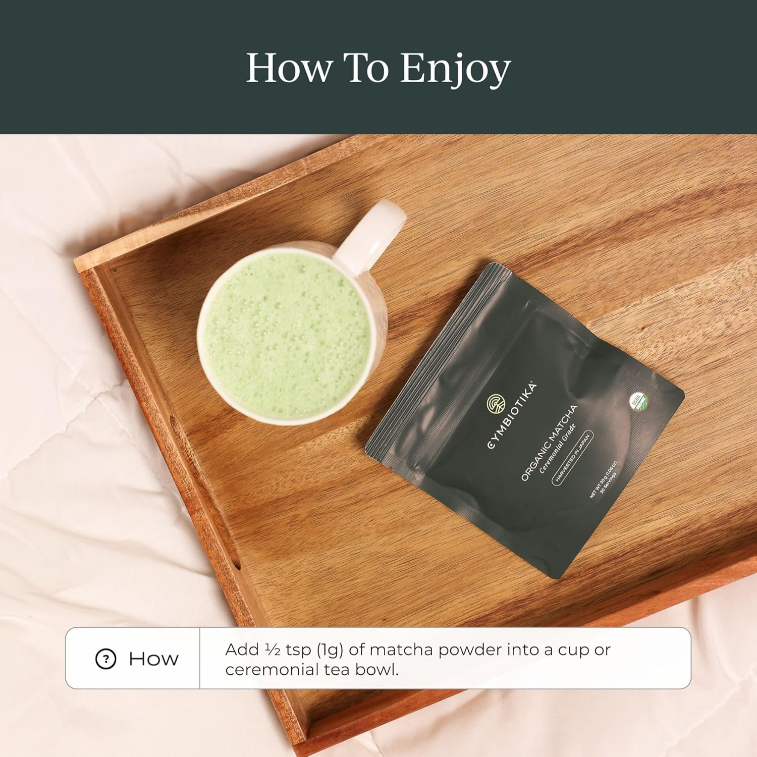 Matcha Orgánico en Polvo - CYMBIOTIKA ⚡