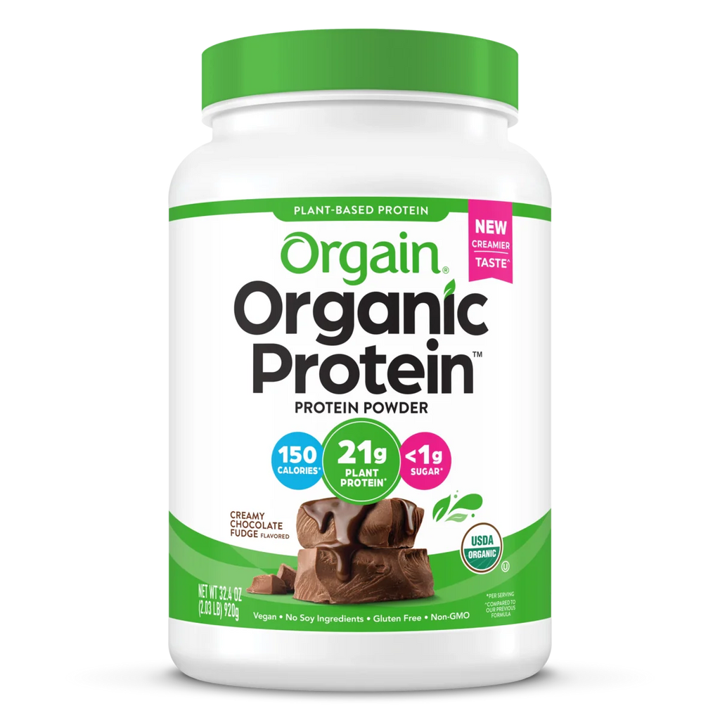 Proteína Vegetal Orgánica en Polvo Chocolate Fudge Cremoso - Orgain