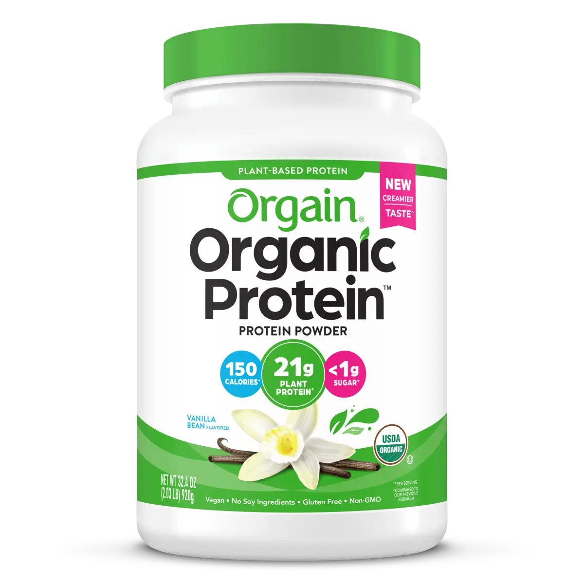 Proteína Vegetal Orgánica en Polvo Vainilla - Orgain