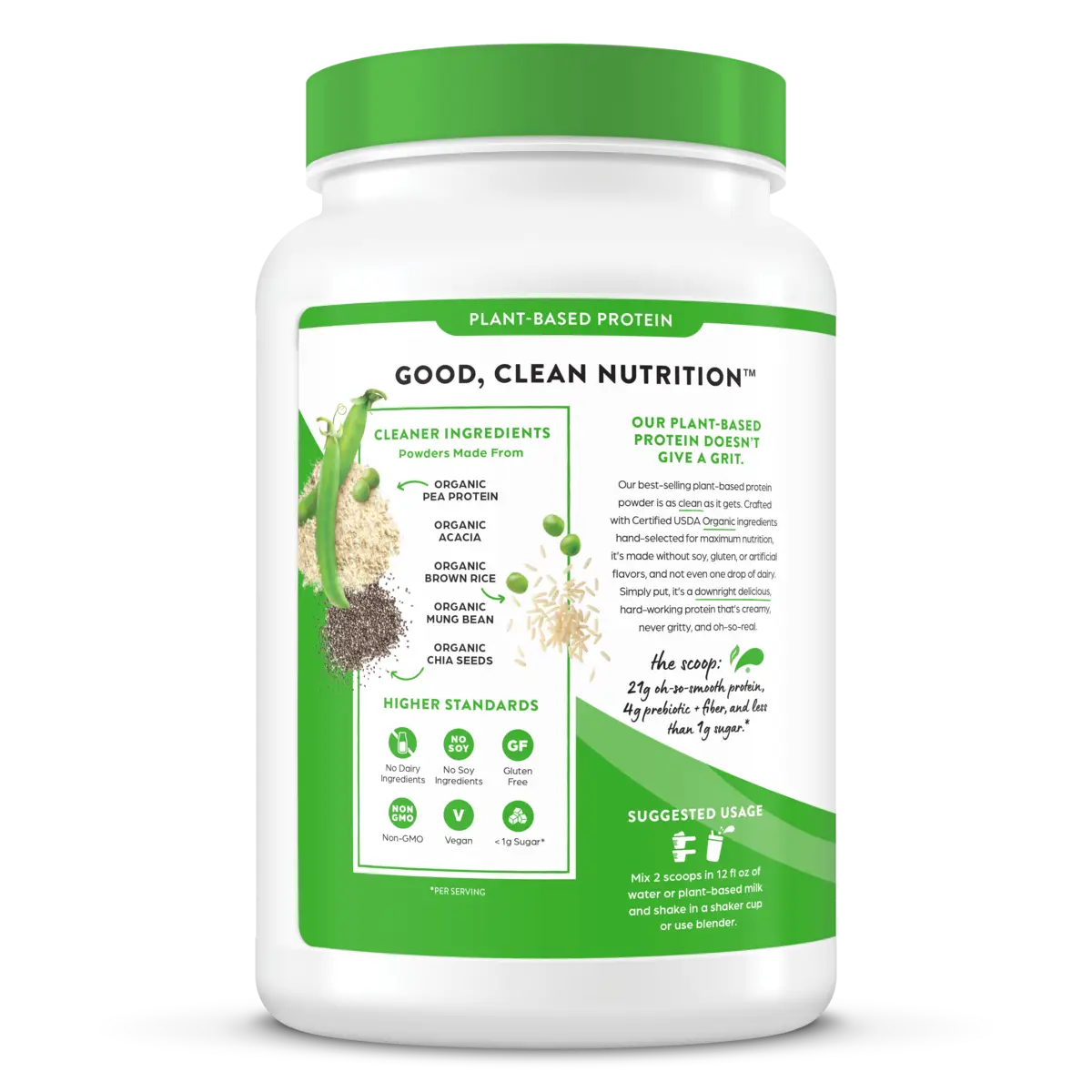Proteína Vegetal Orgánica en Polvo Vainilla - Orgain