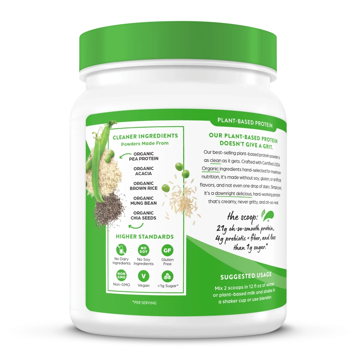 Proteína Vegetal Orgánica en Polvo Vainilla - Orgain
