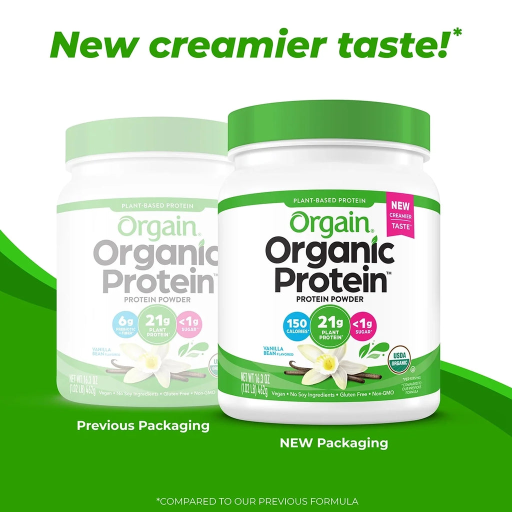 Proteína Vegetal Orgánica en Polvo Vainilla - Orgain