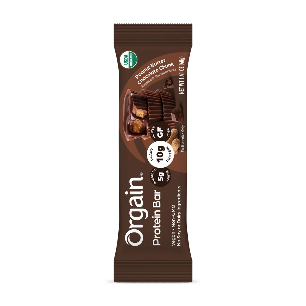 Barra de Proteína Orgánica Mantequilla de Maní y Trozos de Chocolate - Orgain