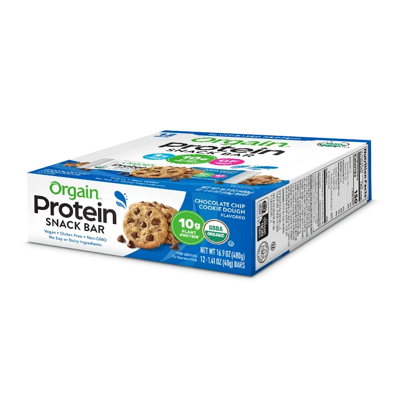Barra de Proteína Orgánica Masa de Galleta con Chispas de Chocolate - Orgain