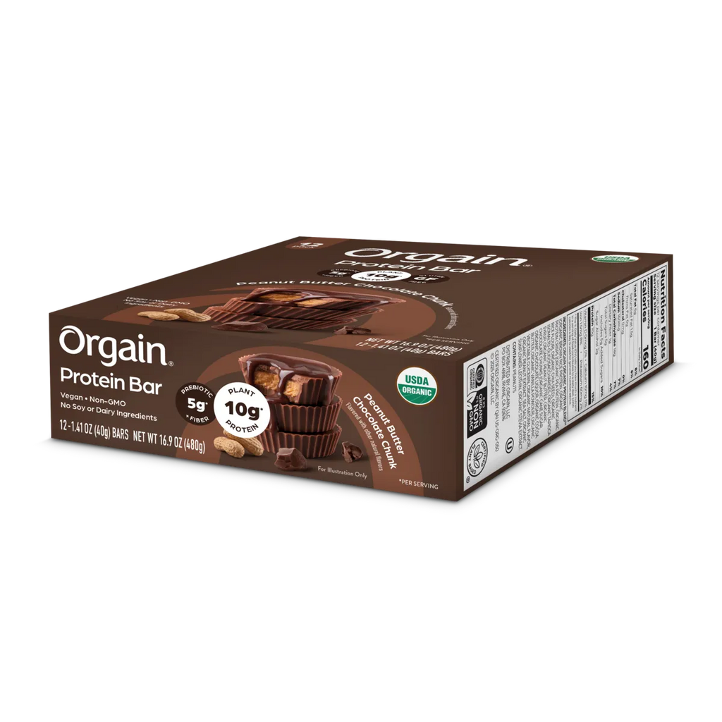 Barra de Proteína Orgánica Mantequilla de Maní y Trozos de Chocolate - Orgain