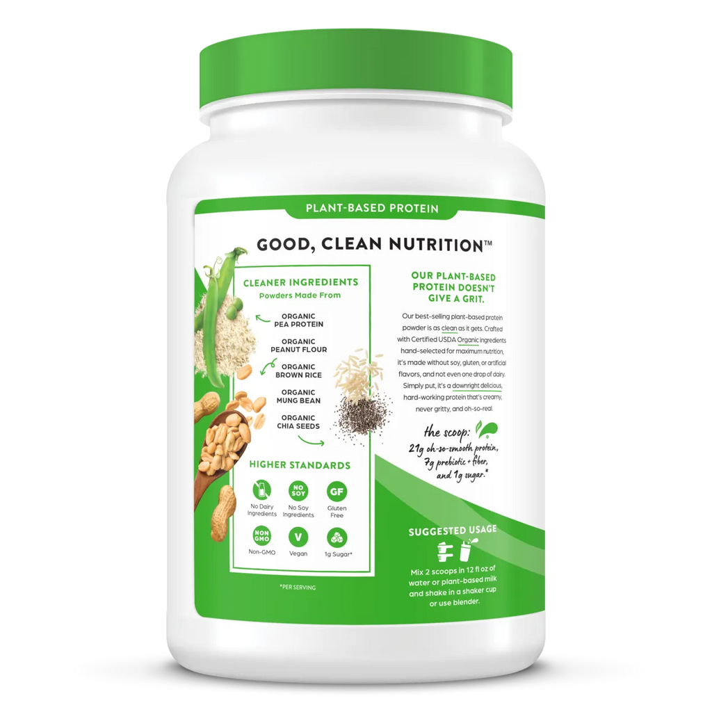 Proteína Vegetal Orgánica en Polvo Mantequilla de Maní - Orgain