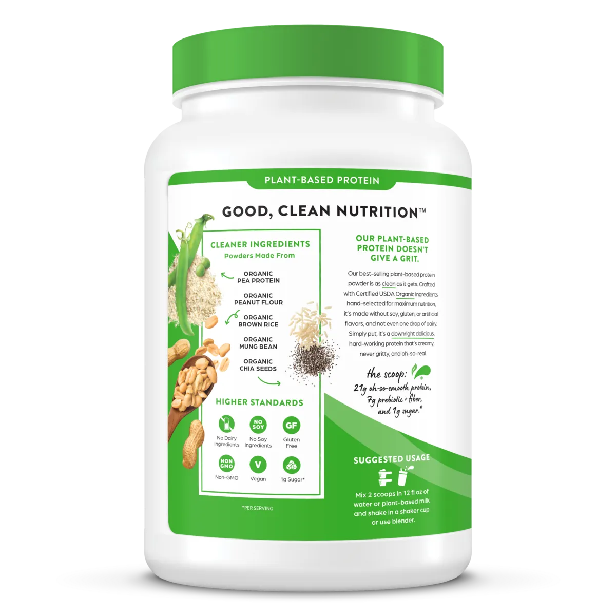 Proteína Vegetal Orgánica en Polvo Mantequilla de Maní - Orgain