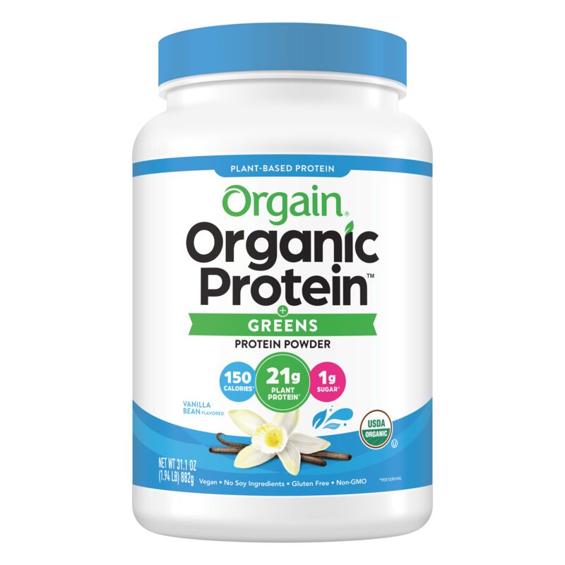 Proteína Vegetal Orgánica y Verdes en Polvo Vainilla - Orgain