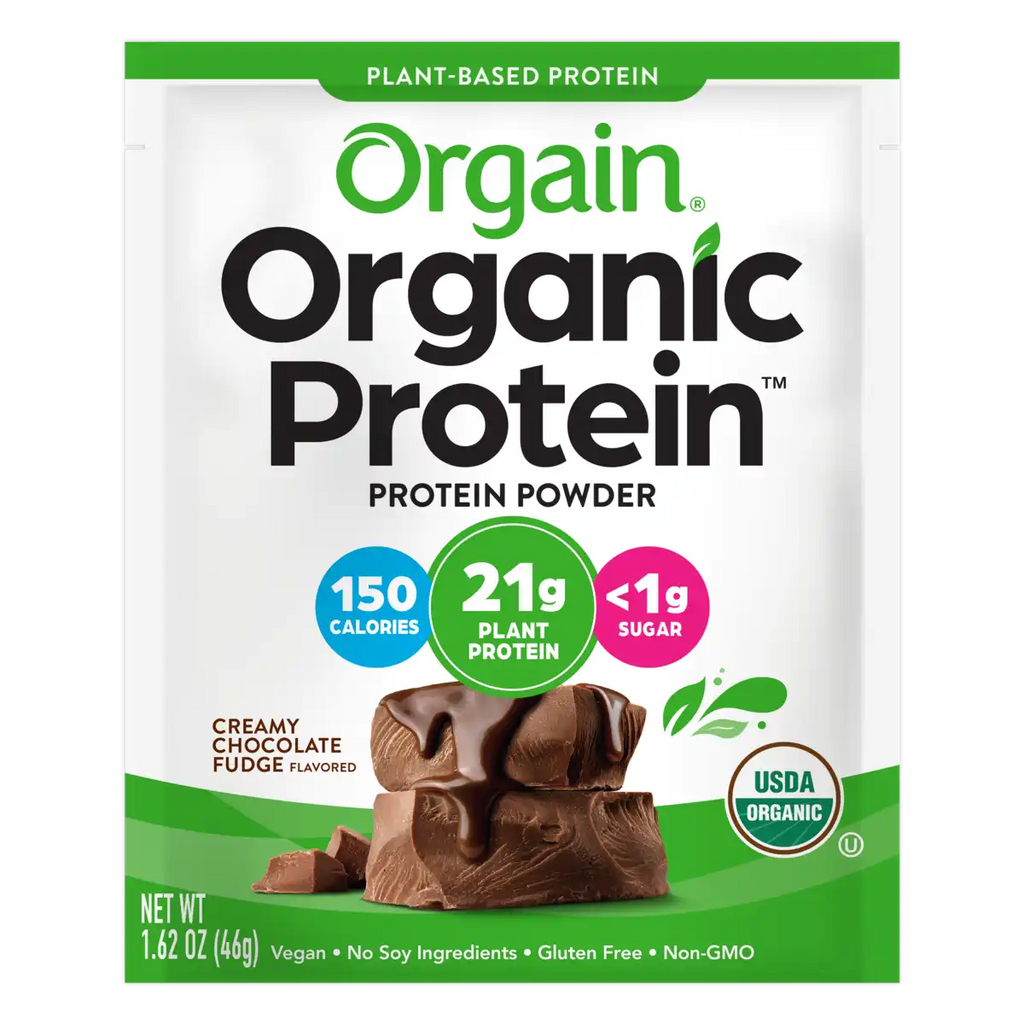 Proteína Vegetal Orgánica en Polvo Chocolate Fudge Cremoso - Orgain
