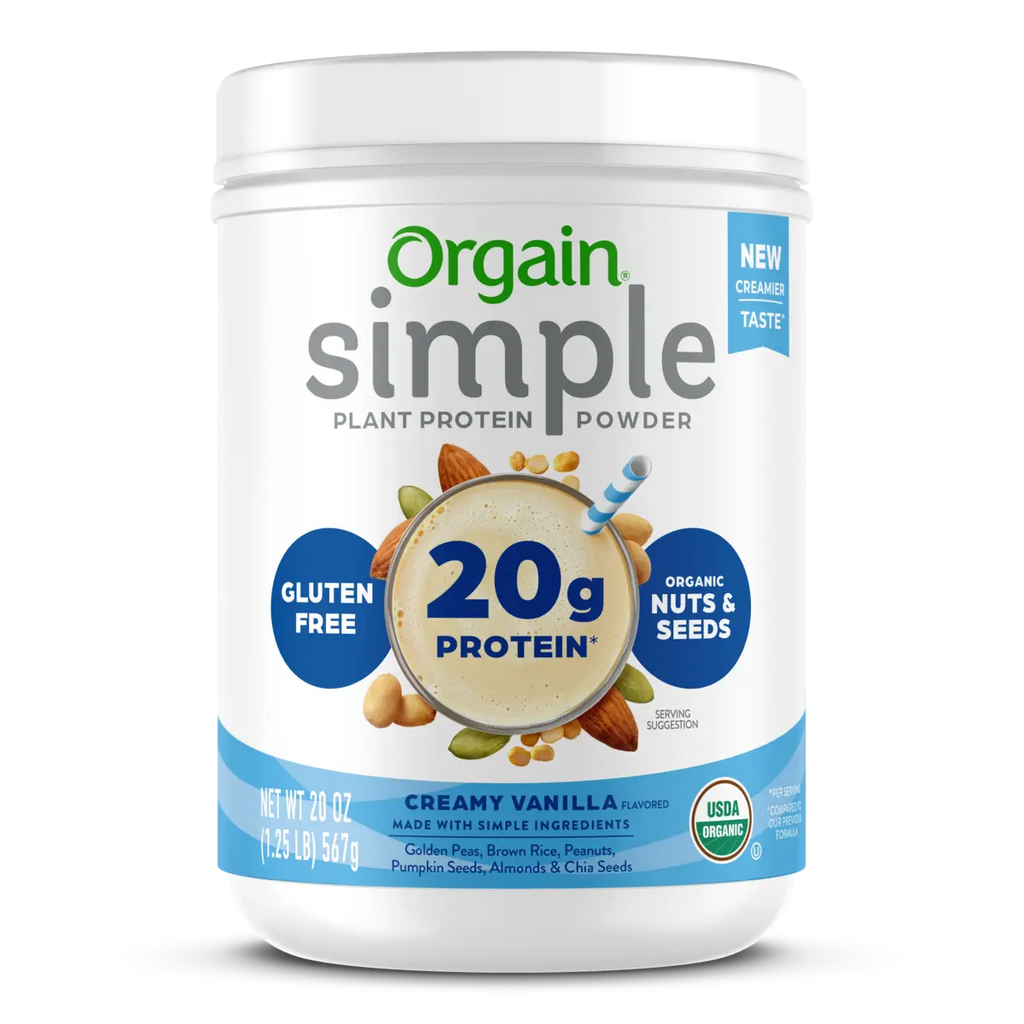 Proteína Vegetal Orgánica Simple Vainilla Cremosa - Orgain