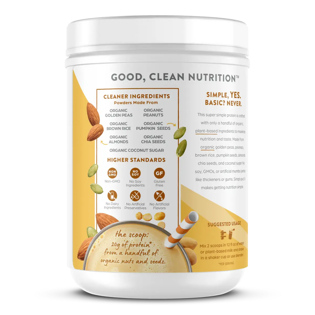 Proteína Vegetal Orgánica Simple Mantequilla de Maní - Orgain