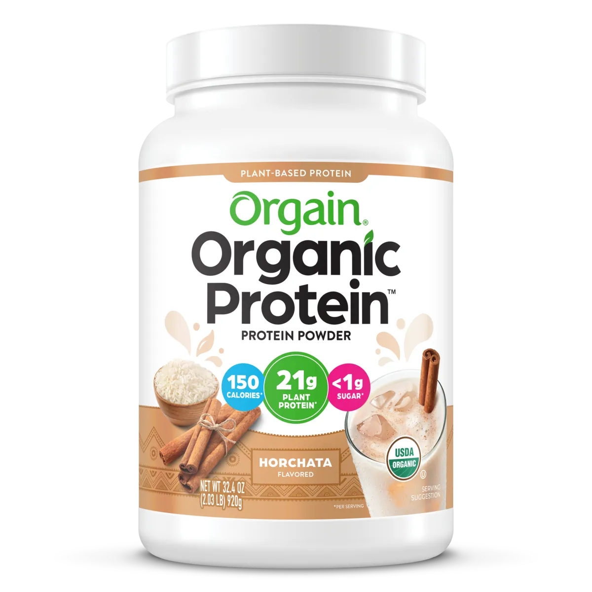 Proteína Vegetal Orgánica en Polvo Horchata - Orgain